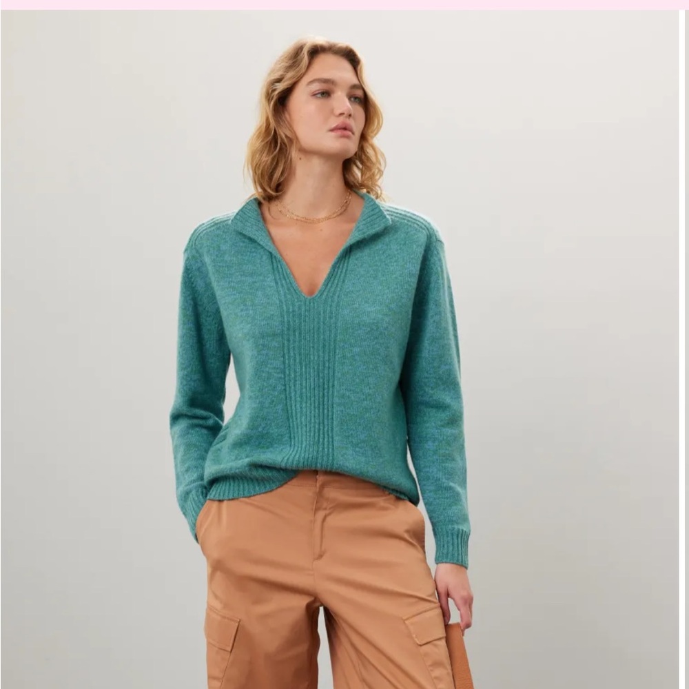 Naadam marled tunic sweater XS